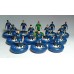 Subbuteo Andrew Table Soccer Manchester United 2013-14 away kit on WSB Professional bases